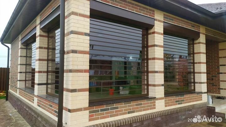 Прозрачные рольставни для веранды