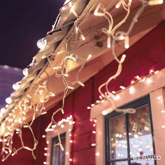 Световое украшение домов