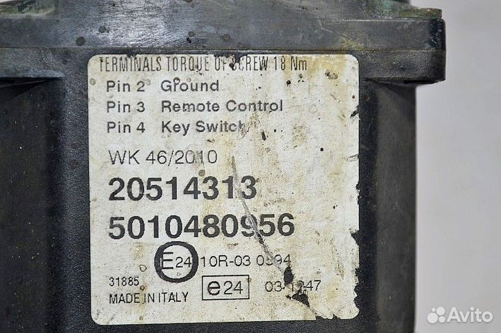 Выключатель массы renault trucks Magnum Dxi (01.05