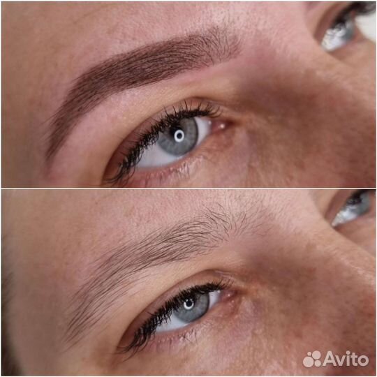 Коррекция и окрашивание бровей