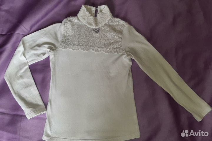 Блузки школьные, р. 128