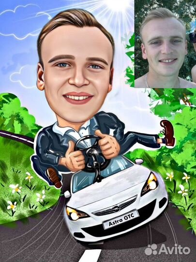 Шаржи на заказ по фото