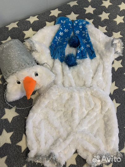 Костюм снеговика 104