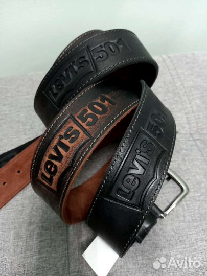 Ремень кожаный levis