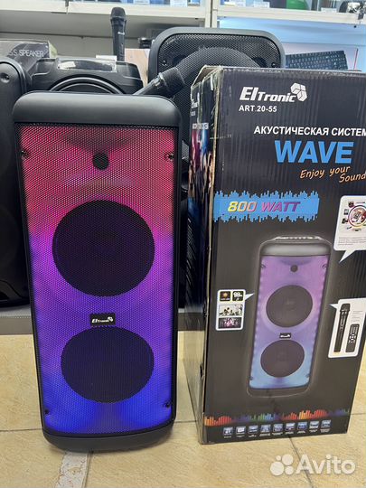 Колонка блютуз караоке ElTronic 20-55 wave 800