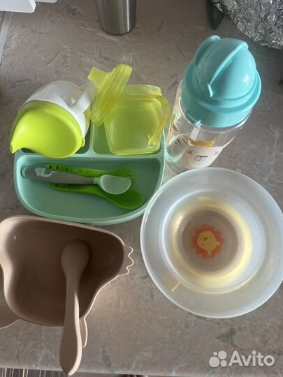 Тарелки на присоске детские