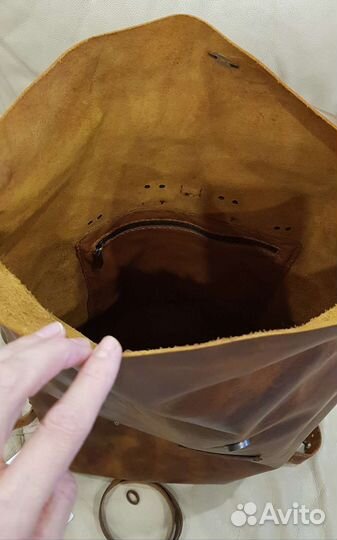 Рюкзак кожаный мужской натуральная кожа новый