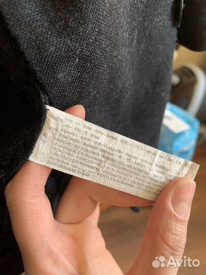 Пиджак женский zara (лен+ хлопок)