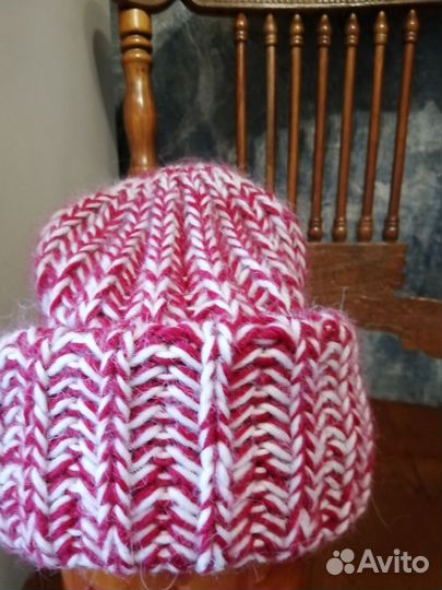 Шапка женская 40 шерсть, 60 акрил