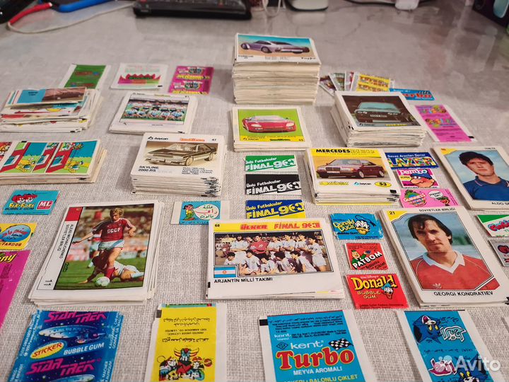 Вкладыши от жвачек