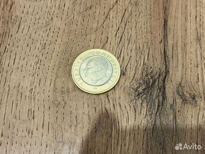 Монета Турция 1 лира 2024