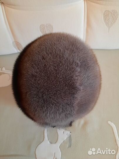 Шапка женская норковая, р.56