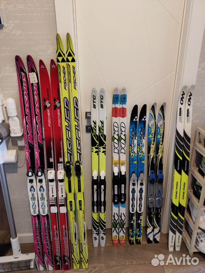 Детские лыжные комплекты Fischer, Madshus, Atomic