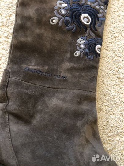 Сапоги женские натуральная замша Baldinini ориг