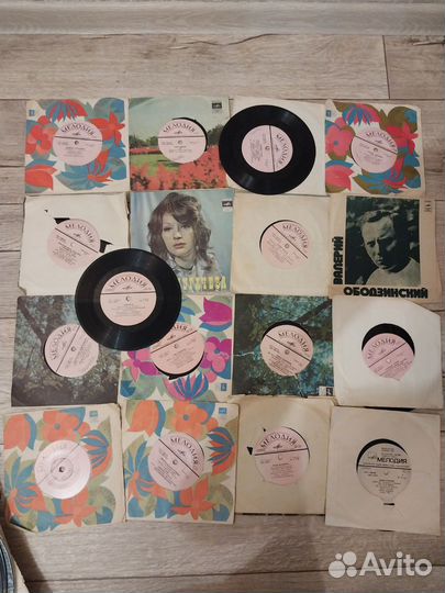 Лот виниловых пластинок 35шт