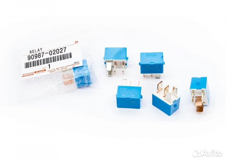 Новое, оригинальное реле Toyota Lexus 90987-02027