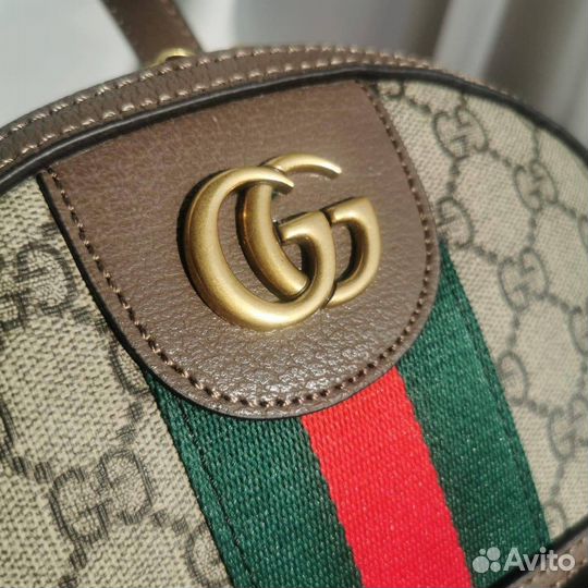 Рюкзак женский канва кожа GG Gucci