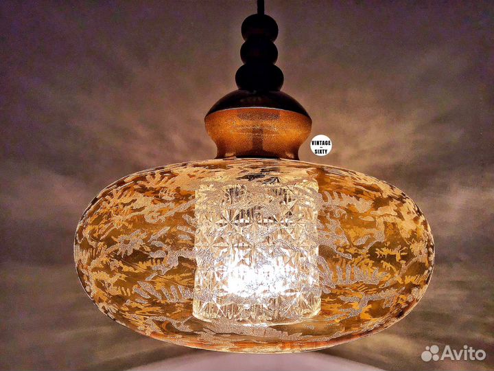 Светильник подвесной Veb Narva ГДР 70-е гг