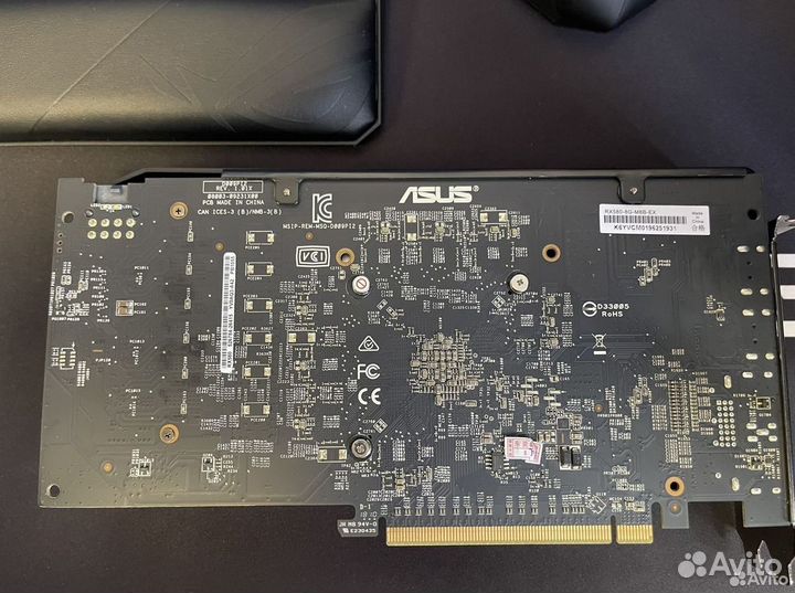 Видеокарта asus 2304sp rx580 8gb