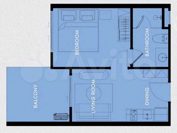 1-к. квартира, 36 м² (Таиланд)