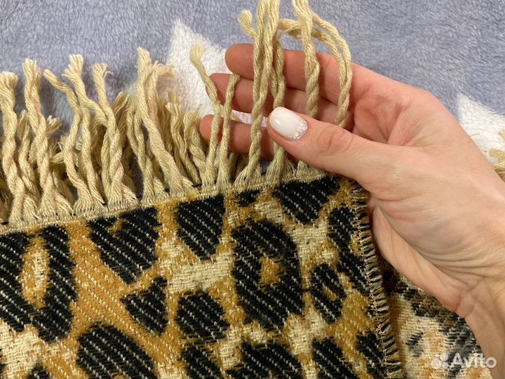 Снуд палантин шарф леопардовый