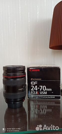 Объектив canon ef 24-70 f2.8 L