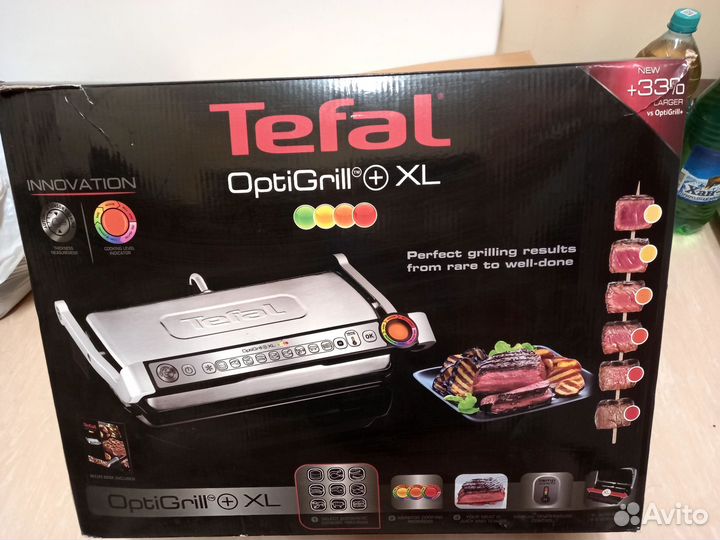 Электрогриль tefal optigrill xl