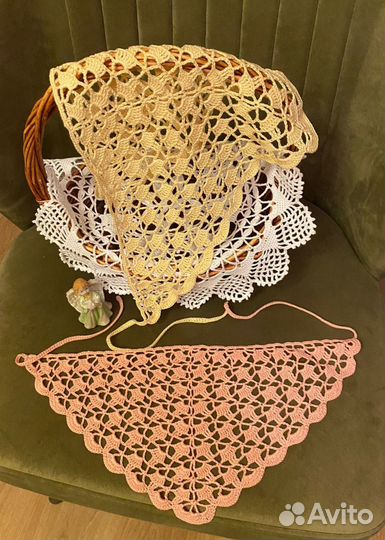 Косынка крючком