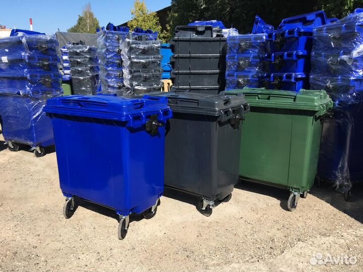 Контейнер для мусора и рсо 660 л