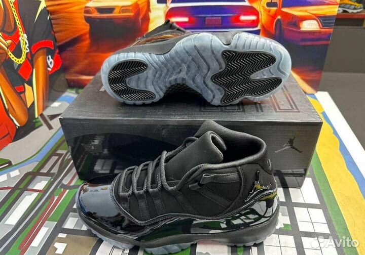 Кроссовки nike air jordan 11 black diablo 41-45