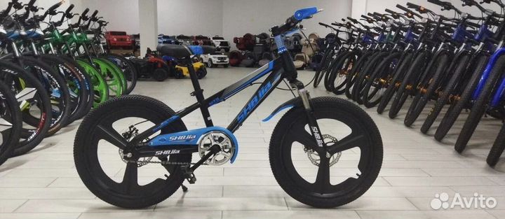 Велосипед на литых дисках