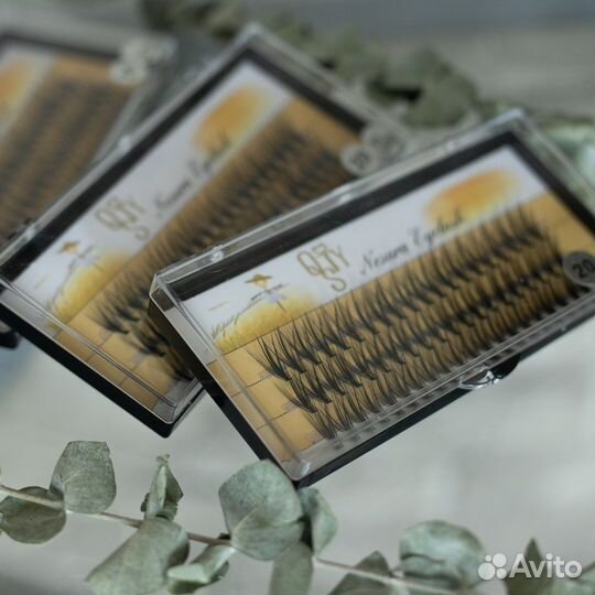 Накладные ресницы пучки