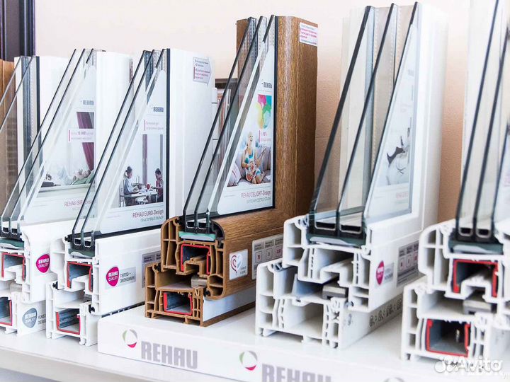 Ремонт окон, стеклопакет триплекс RAL6114