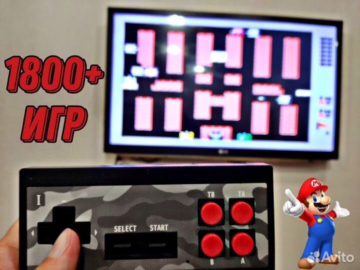 Денди Dendy HD 1800+ встроенных игр