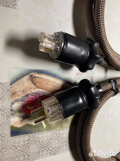 Сетевой (силовой) кабель hi-end gold&black