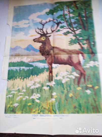 Винтажные схемы вышивки крестиком 1958-1961Бронь