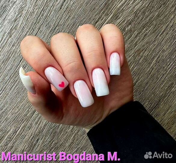 Маникюр, укрепление гелем, наращивание, педикюр
