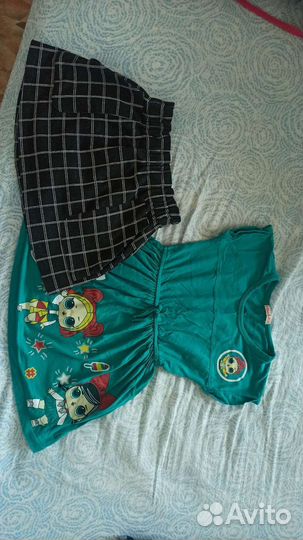 Вещи пакетом для девочки 122 см