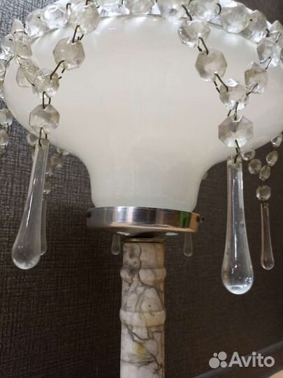 Лампа мраморная настольная СССР