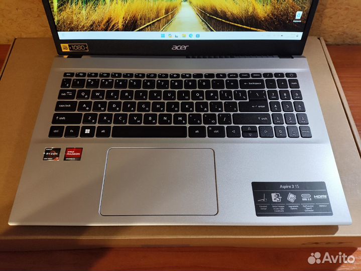 Новый Acer: Ryzen 7 5700U / SSD 1Tb