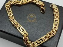 Мужской браслет Allure Gold Versace Style