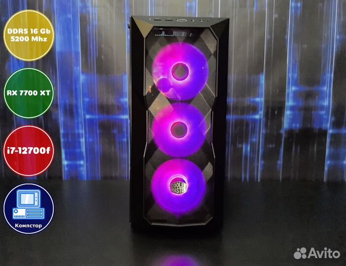 Сборки игровых пк i7-RX7700XT-16DDR5-TPW953742-B760