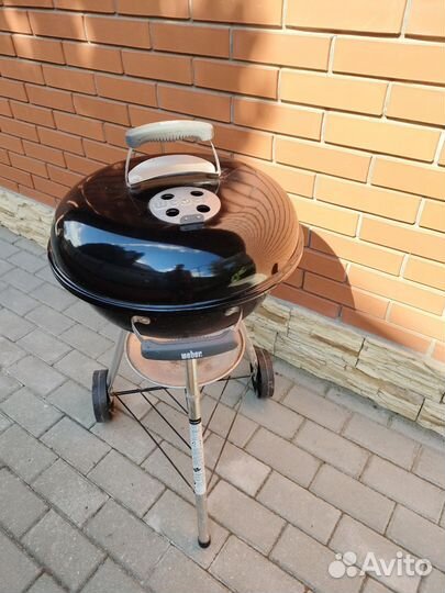 Угольный гриль weber бу