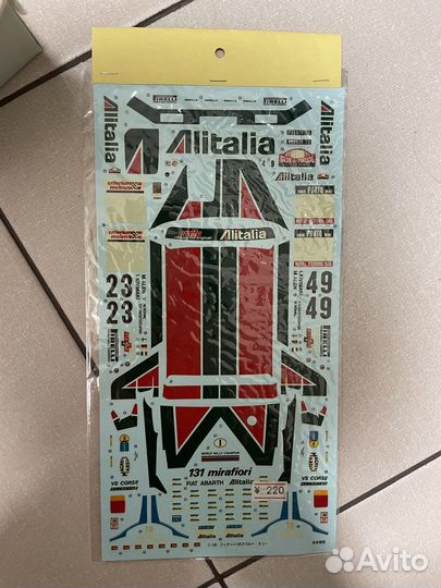 Сборная модель 1/20 Tamiya Fiat 131 Abarth Rally