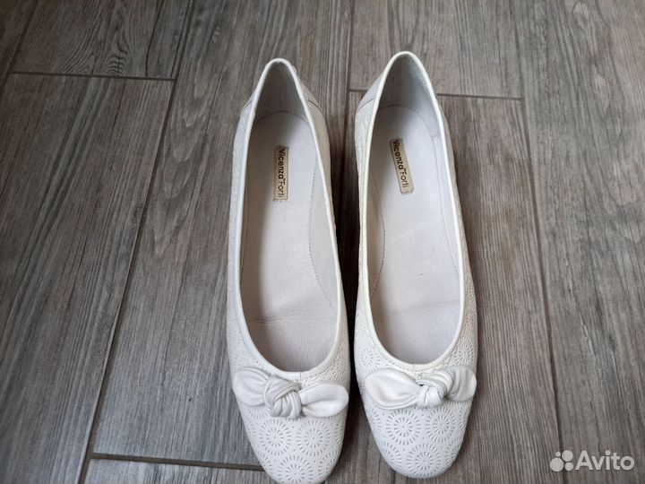 Туфли-Балетки натуральная кожа 38