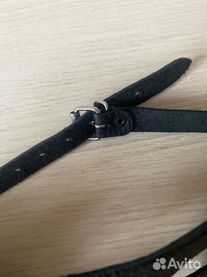 Маска кожаная на глаза