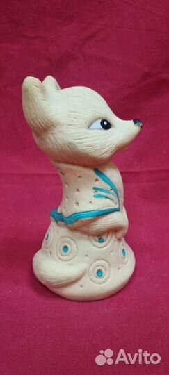 Резиновая игрушка. Лиса. Пищалка. Клеймо. Гомель