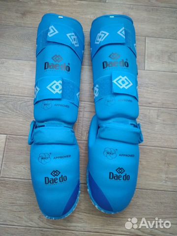 Защита голени и стопы для карате WKF daedo