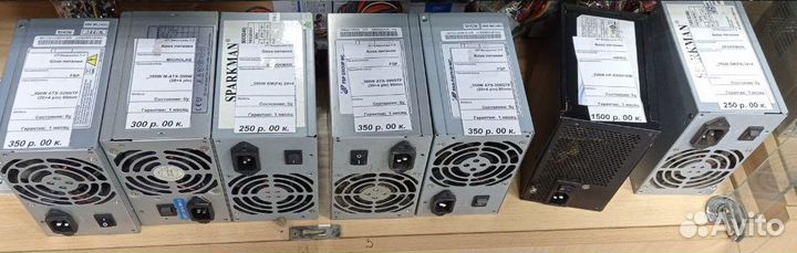 Большое кол-во блоков питания пк 350-500W гарантия