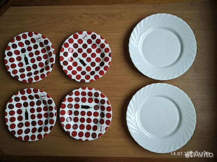 Менажница, стаканы Luminarc, кружки СССР